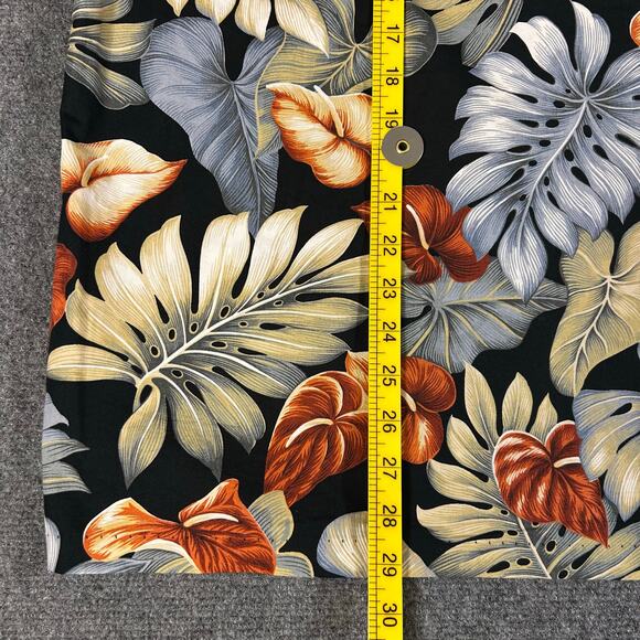 RJC Hawaiian Shirt Mens L‎ Short Sleeve Floral Made in Hawaii USA VTG - Picture 4 of 6